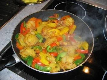 Bunter Bratkartoffeltopf - Rezept