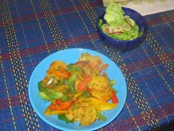 Bunter Bratkartoffeltopf - Rezept