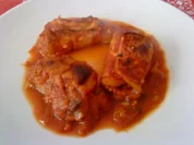 Zwergi's  Auberginen - Roellchen mit Reisfuellung - Rezept