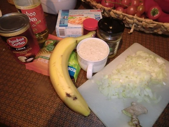 Rezept: Krabben Curry mit Reis Bild Nr. 2 Krabben Curry mit Reis - Rezept - Bild Nr. 2