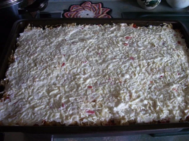 Hackfleischkuchen mit Sauerkrautdecke - Rezept - Bild Nr. 13