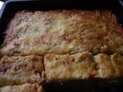 Hackfleischkuchen mit Sauerkrautdecke - Rezept