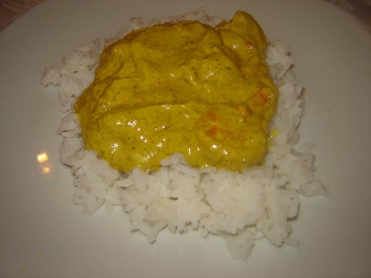 Bilder für Garnelen in scharfer Kokos-Currysoße - Rezept