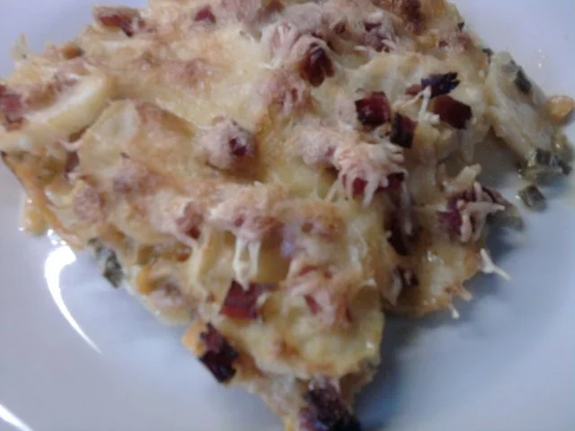 Kartoffelauflauf mit Kochschinken - Rezept