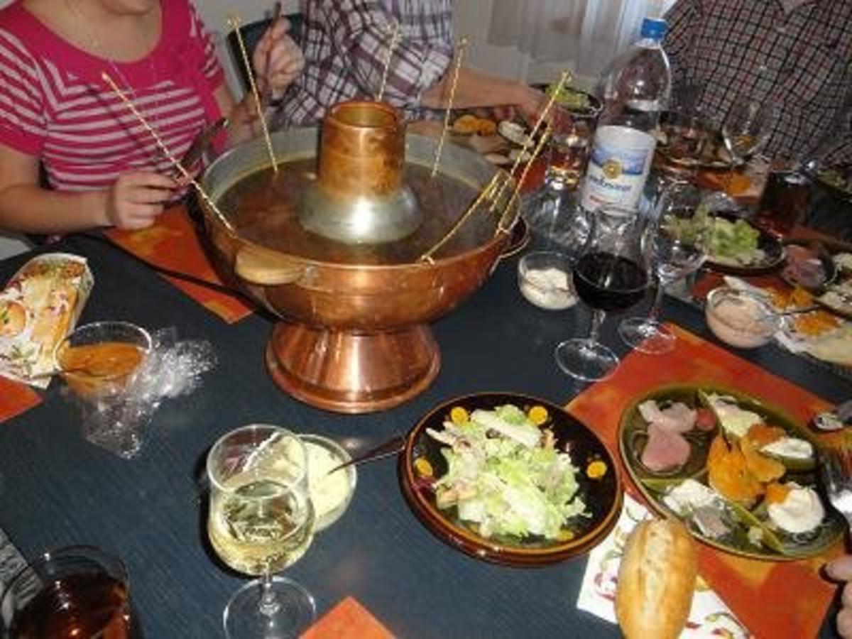 Winzerfondue = Fondue chinoise - Rezept - Bild Nr. 3