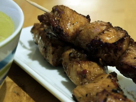 Feines grünes Erbsensüppchen mit Thymian-Croutons und Hähnchenspießen - Rezept - Bild Nr. 9