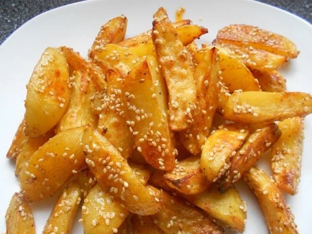 Rezept: Country Potatoes Hot Chili, plus Sesam Country Potatoes Hot Chili, plus Sesam - Rezept