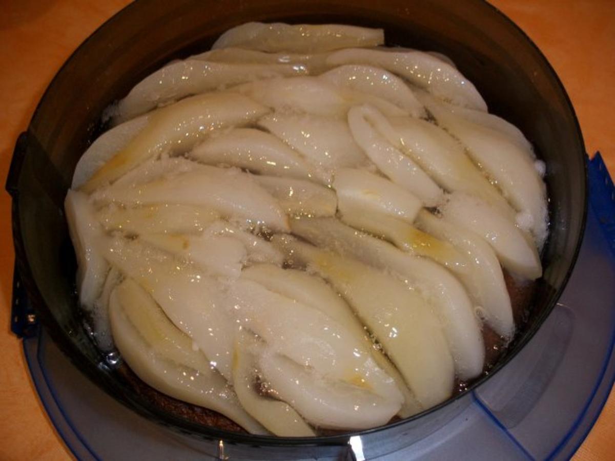 Schoko-Birnen-Torte - Rezept - Bild Nr. 6