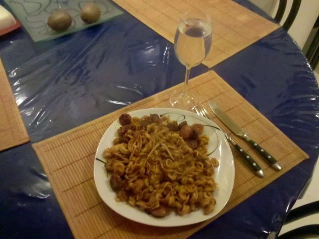 Nudeln: Käsenudeln mit Mettenden - Rezept - Bild Nr. 6