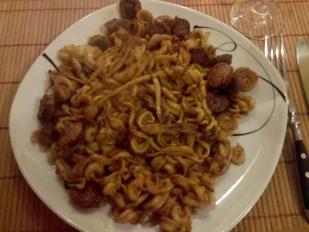 Nudeln: Käsenudeln mit Mettenden - Rezept - Bild Nr. 7