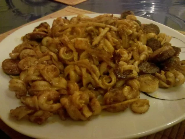 Nudeln: Käsenudeln mit Mettenden - Rezept - Bild Nr. 8