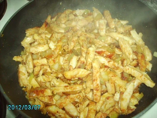 Spätzle-Gemüse-Pfanne mit Hähnchenstreifen - Rezept - Bild Nr. 3