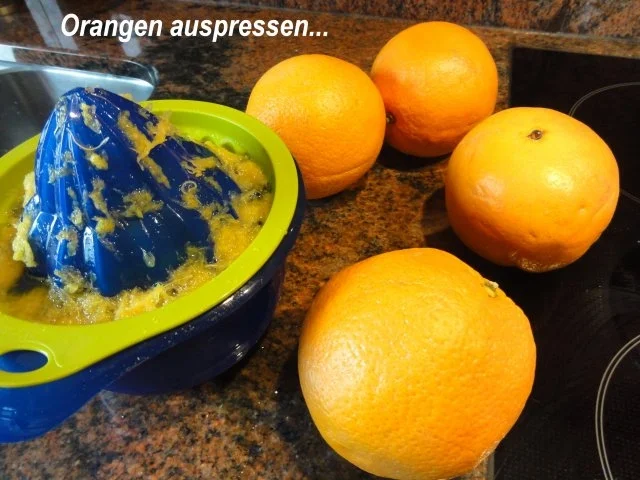 Sauce:   aus frischen ORANGEN - Rezept - Bild Nr. 3