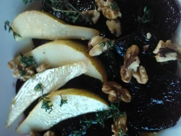 Rote-Bete-Salat mit Birnen - Rezept