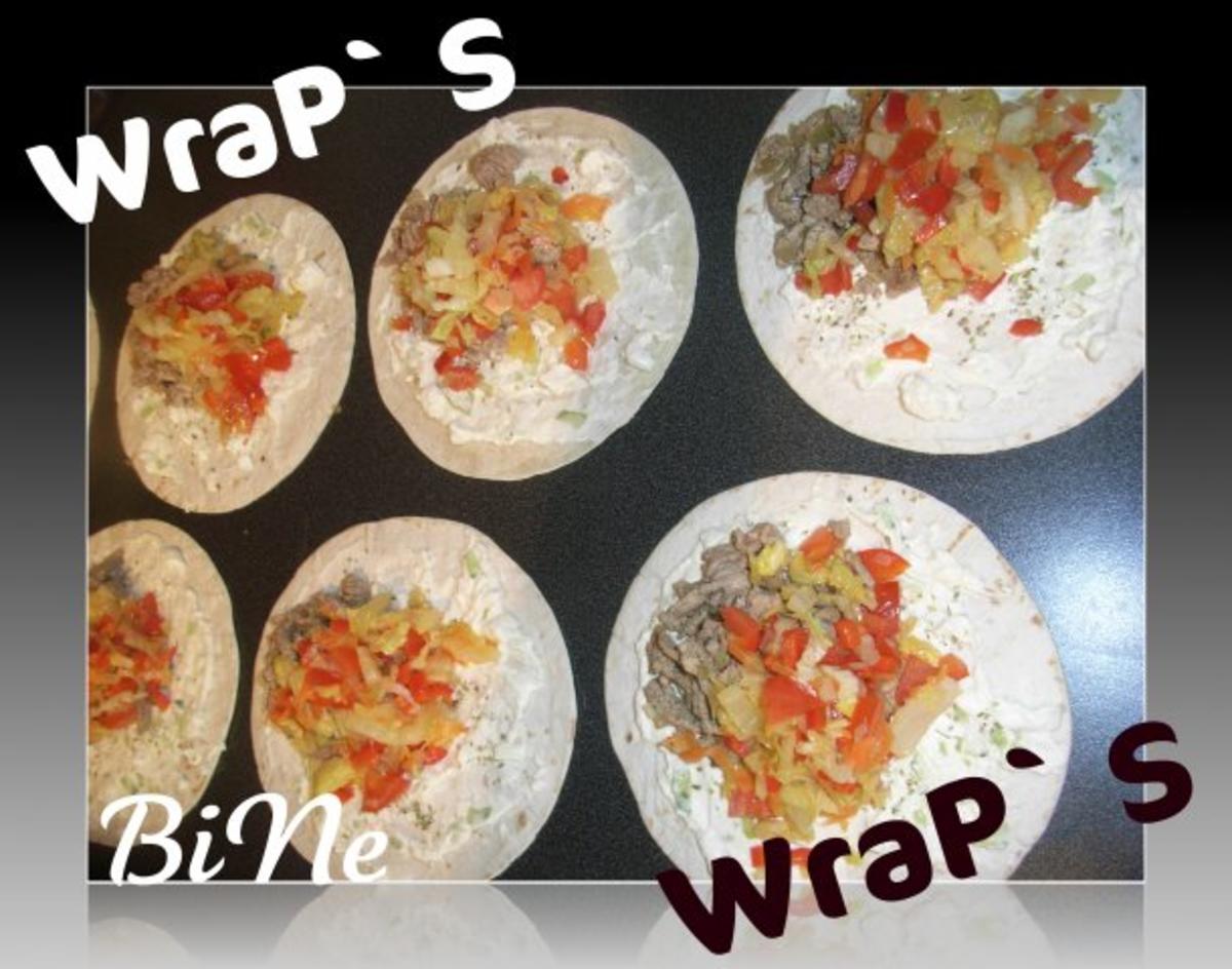 Bilder für BiNe` S GRIECHISCHE WRAP` S - Rezept