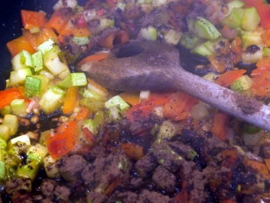 Baharat-Hähnchen-Pfanne - Rezept - Bild Nr. 7