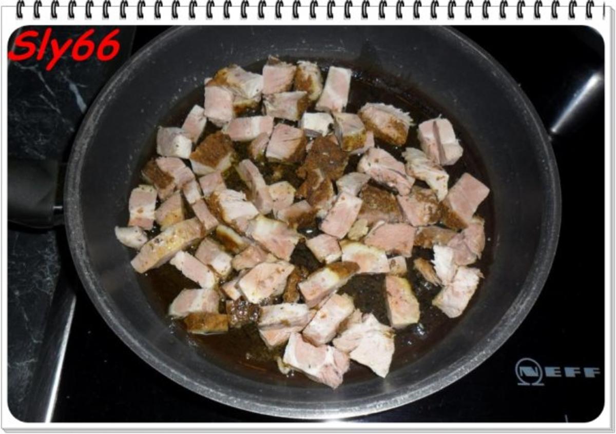 Fleischgerichte:Schopfbraten mit Wokgemüse - Rezept - Bild Nr. 3