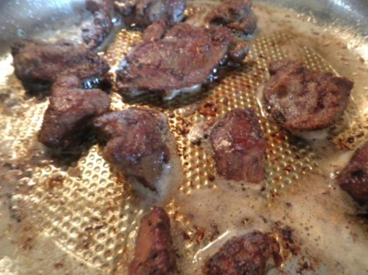 Putenleber in Rotwein Zwiebel Soße - schnell &amp; einfach - von Cookies