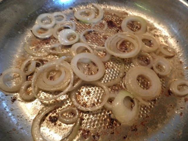 Putenleber in Rotwein - Zwiebel - Soße - Rezept - Bild Nr. 4