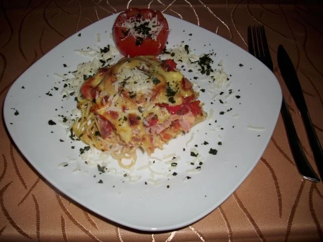 Spaghetti aus dem Ofen - Rezept