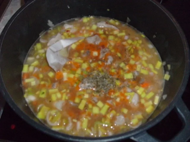 Rezept: Gulasch mit Bohnen und Speck Bild Nr. 6 Gulasch mit Bohnen und Speck - Rezept - Bild Nr. 6