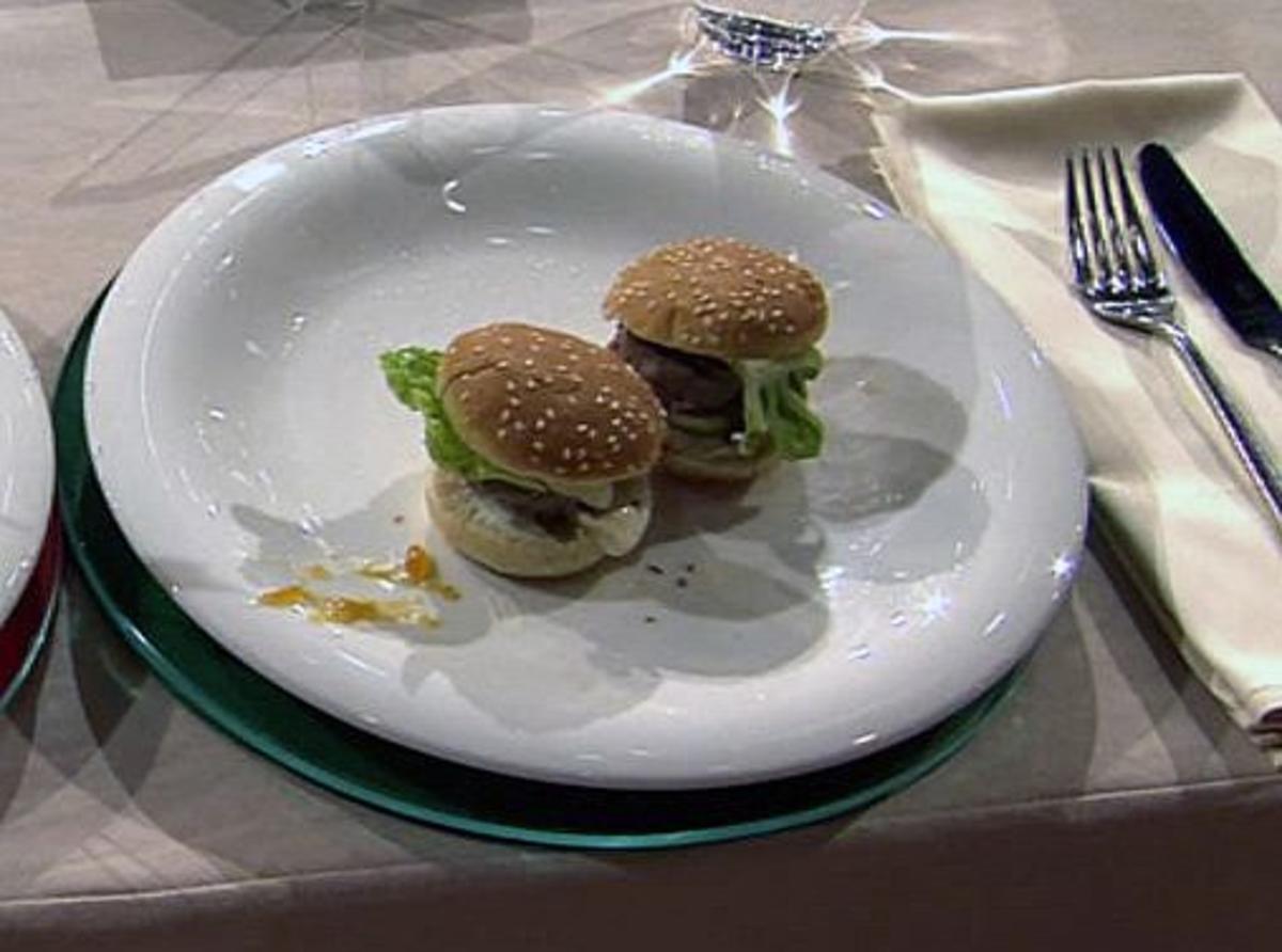 Mini-Hamburger à la Henssler - Rezept