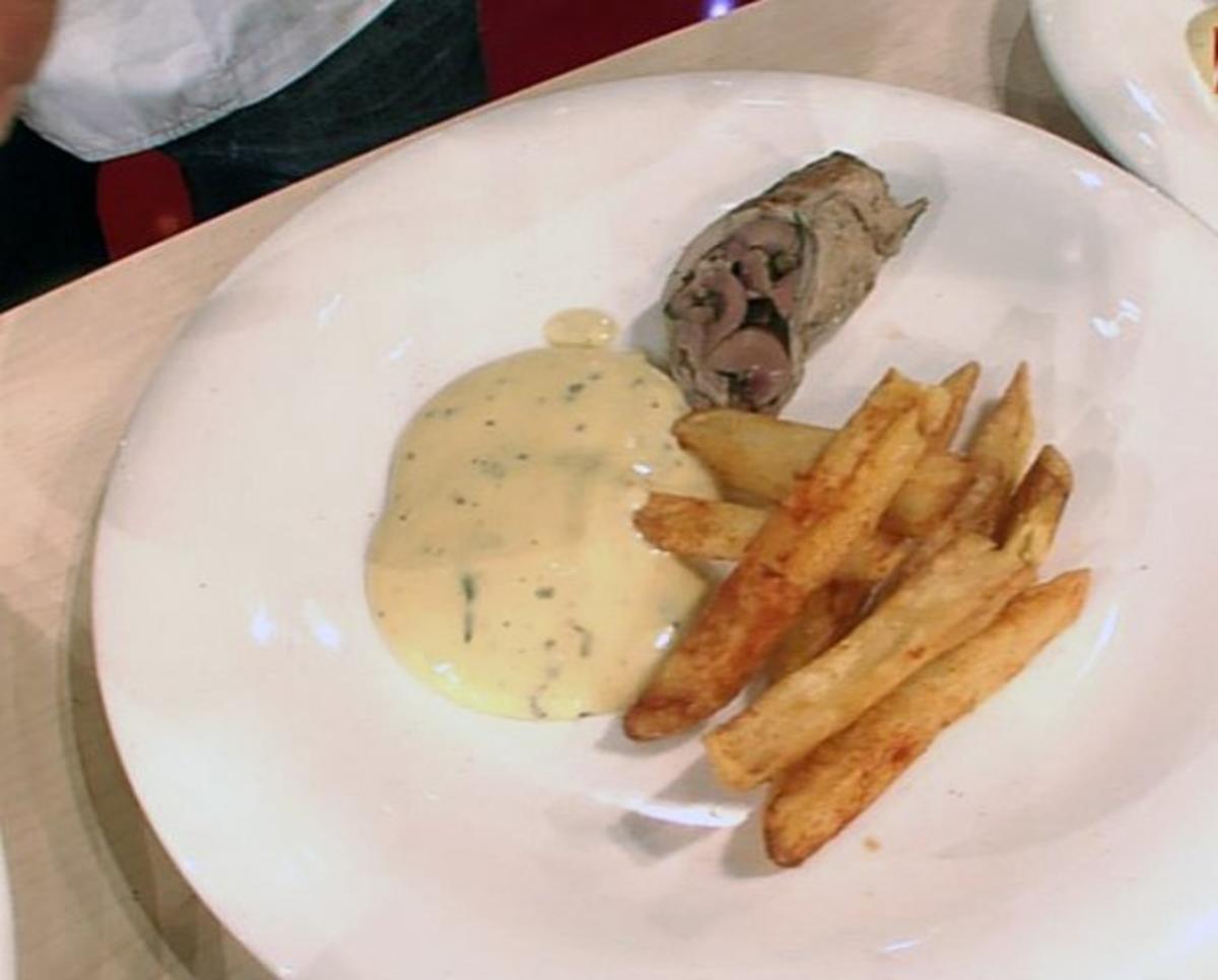 Bilder für Roulade von der Kalbsniere mit Pommes frites à la Henssler - Rezept