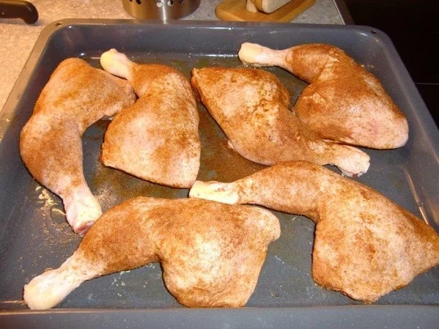 Heiko`s Hähnchenkeulen aus dem Ofen - Rezept - Bild Nr. 4
