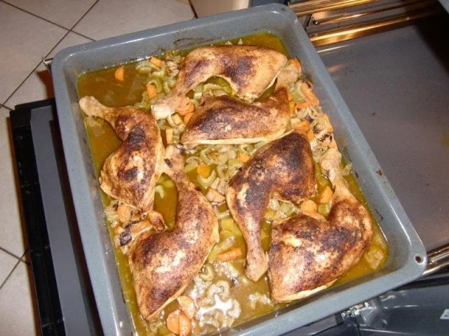 Heiko`s Hähnchenkeulen aus dem Ofen - Rezept - Bild Nr. 8