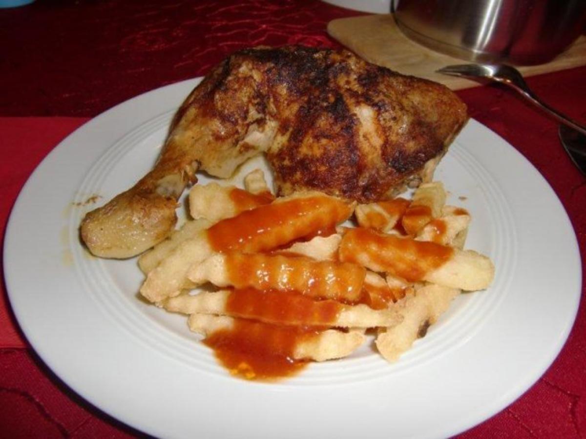 Heiko`s Hähnchenkeulen aus dem Ofen - einfach - 126 kcal/100g Heiko`s Hähnchenkeulen aus dem Ofen - einfach - 126 kcal/100g