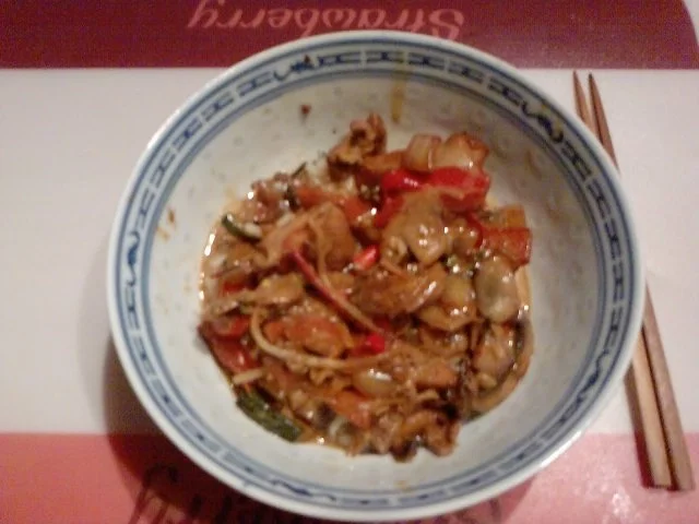 Reingelegte Hühnerbrust mit jungem, scharfen Gemüse gewokt ;-)) Alles jugendfrei!! ;-)) - Rezept - Bild Nr. 11