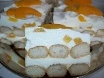 Pfirsich-Tiramisu-Stückchen - Rezept