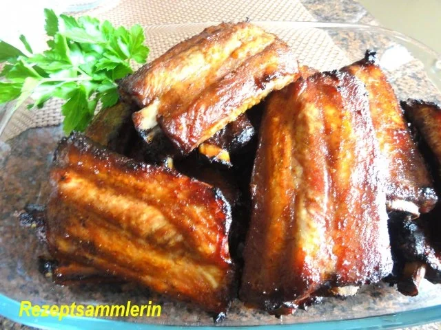 Fleisch:   SPARERIBS  herzhaft + saftig - Rezept