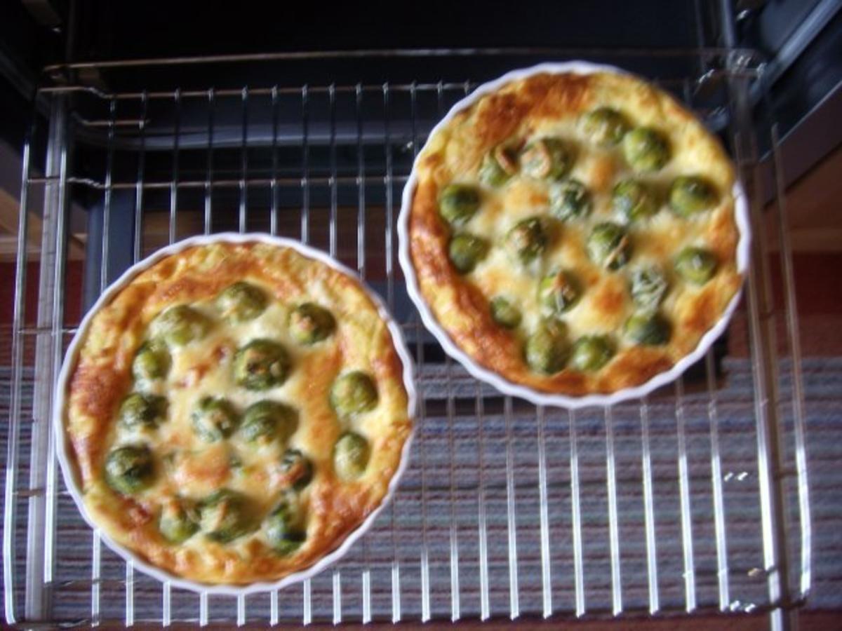 Rosenkohlquiche mit Speck - Rezept