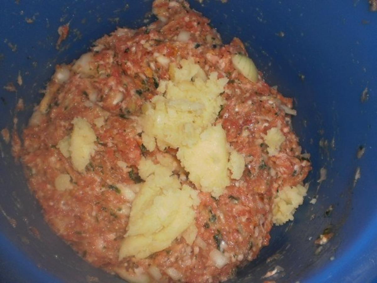 Hackfleisch-Champignons mit Kartoffel-Feldsalat - Rezept - Bild Nr. 10