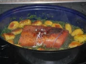 Grünkohl mit Kasseler-Braten und karamelisierten  Kartöffelchen - Rezept