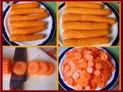 Rezept: Möhrenblütengemüse mit Rosinen Möhrenblütengemüse mit Rosinen - Rezept