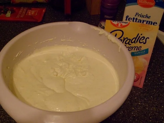 Rezept: Käsekuchen mit Boden und Schokolade Bild Nr. 7 Käsekuchen mit Boden und Schokolade - Rezept - Bild Nr. 7