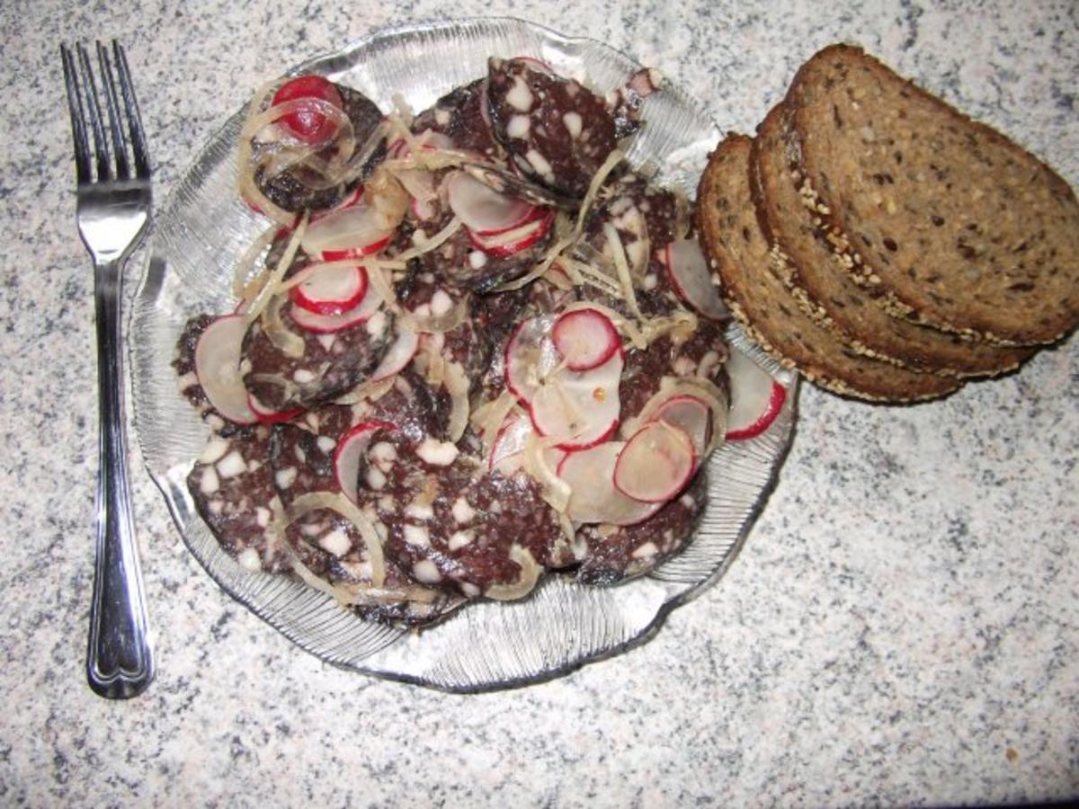 Speckwurst-Salat mit Radieschen Dieter´s Art - Rezept von Villenbach1