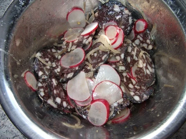 Speckwurst-Salat mit Radieschen Dieter´s Art - Rezept - Bild Nr. 3