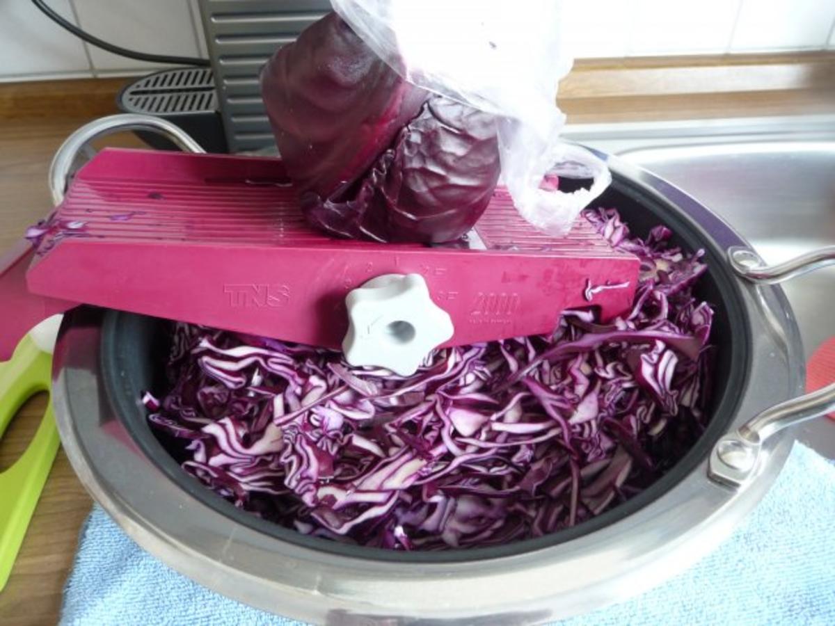 Gemüsebeilage :  Apfelrotkohl - Rezept - Bild Nr. 2