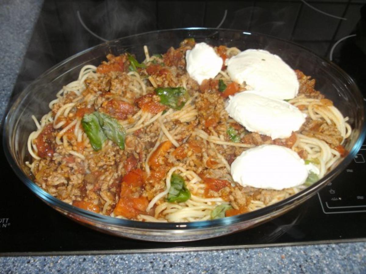 Spaghetti - Hack - Auflauf - Rezept - Bild Nr. 2