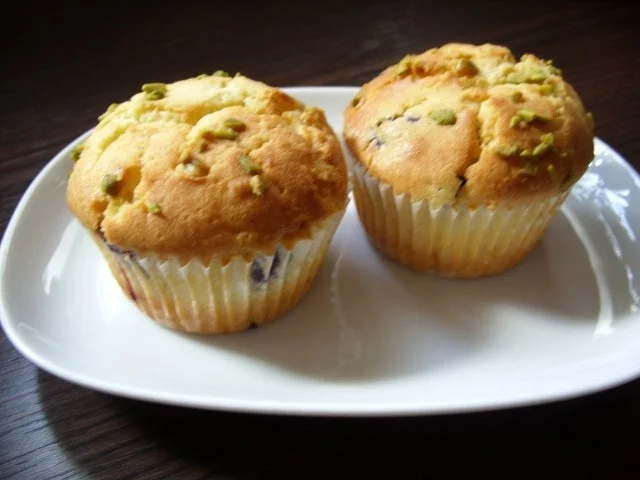 Rezept: Himbeer-/Heidelbeer-Muffins Himbeer-/Heidelbeer-Muffins - Rezept