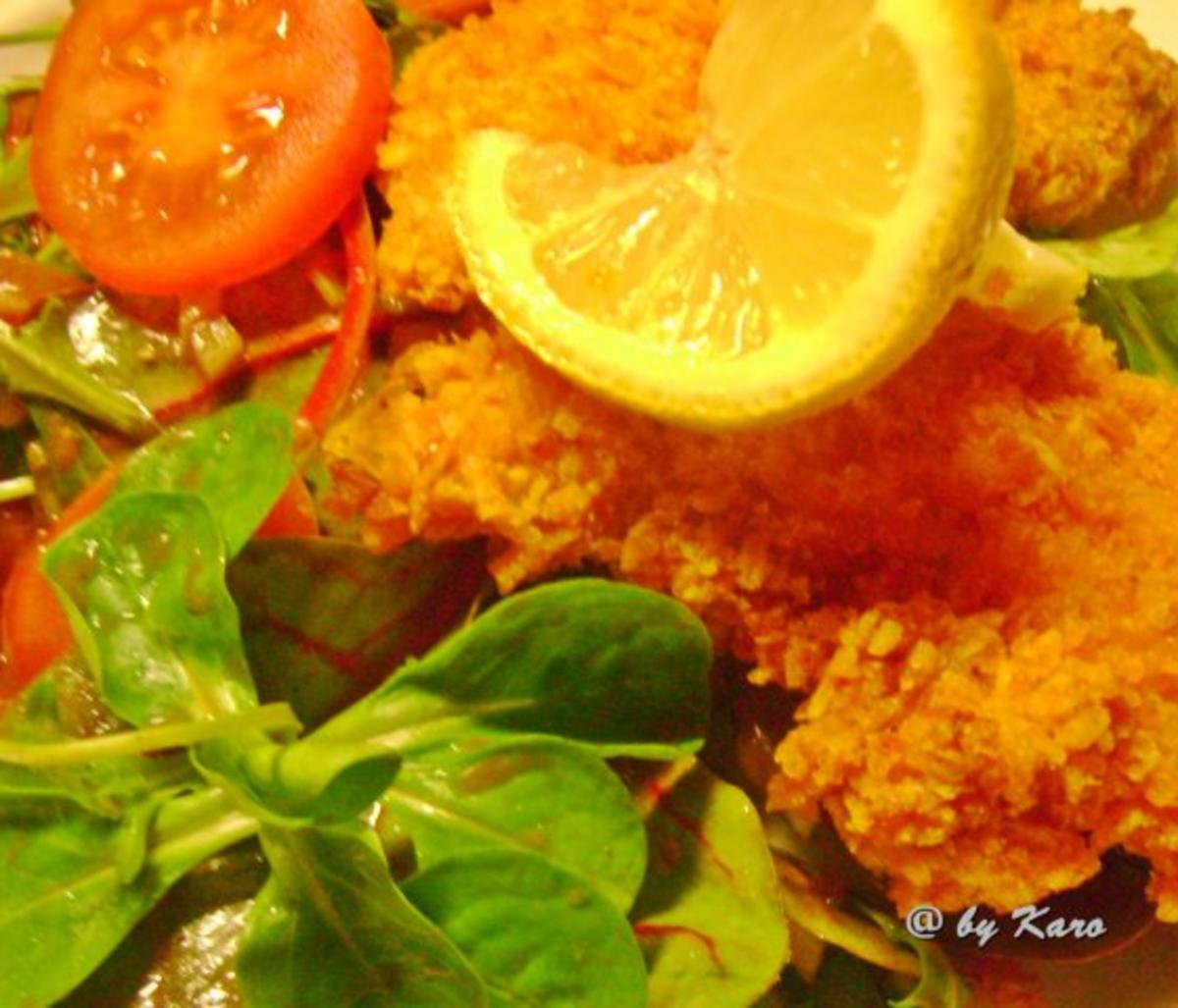 Geflügel: Zartes Hähnchenfilet in einer Kartoffelchips Panade - Rezept ... Geflügel: Zartes Hähnchenfilet in einer Kartoffelchips Panade - Rezept ...