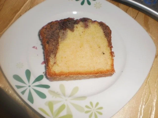 Marmorkuchen mit Blaubeeren - Rezept