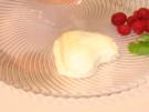 Bayrische Crème mit Himbeere auf Glühweinspiegel - Rezept