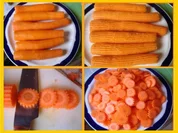 Rezept: Möhrenblütengemüse mariniert mit Ingwer Möhrenblütengemüse mariniert mit Ingwer - Rezept