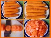 Rezept: Möhrenblütengemüse mit Sesam Möhrenblütengemüse mit Sesam - Rezept