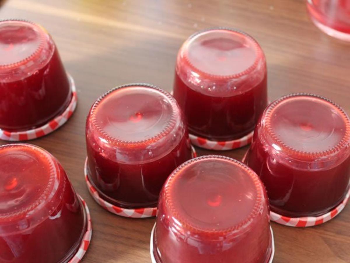 Himbeermarmelade mit weißem Balsamico und Orange - einfach - 210 kcal/100g