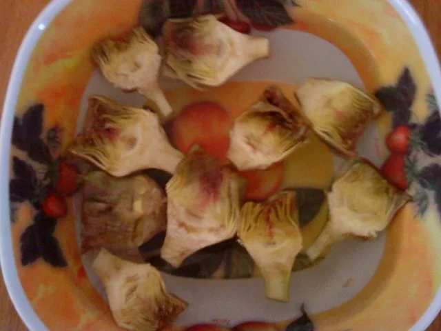 Rezept: Zwergi's Mini - Frikadellen an Mini - Bratkartoffeln mit Artischocken - Dip Bild Nr. 3 Zwergi's Mini - Frikadellen an Mini - Bratkartoffeln mit Artischocken - Dip - Rezept - Bild Nr. 3